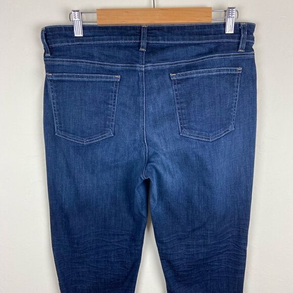 Eileen Fisher Organic Cotton Stretch Straight Ankle Jean - Picture 7 of 8